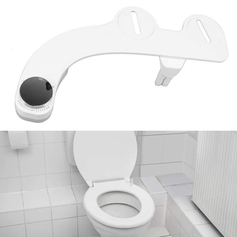Bidet Attachment with Dual Nozzles Non Electric 7/8 Copper Tee