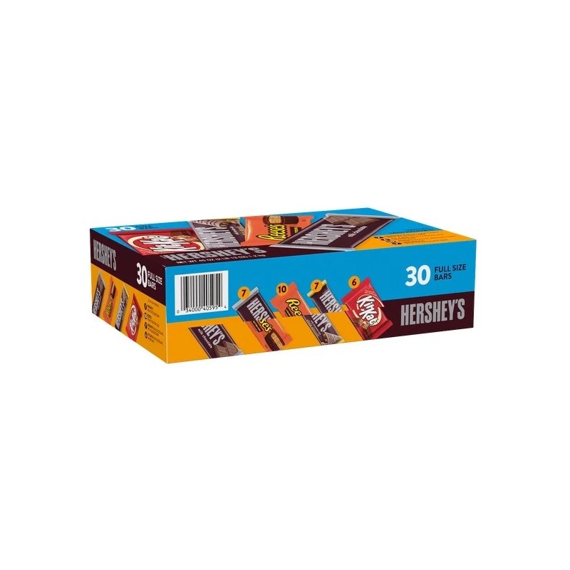 Hershey's, Kit Kat, Reese's Full Size Candy Bars 30ct –