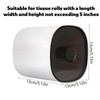 Toilet Paper Holder, Self-Adhesive Toilet Tissue Roll Cover Stand Guard