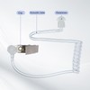 PATIKIL Earpiece Headphones Air Duct Replacement, Intercom Headset Accessories for
