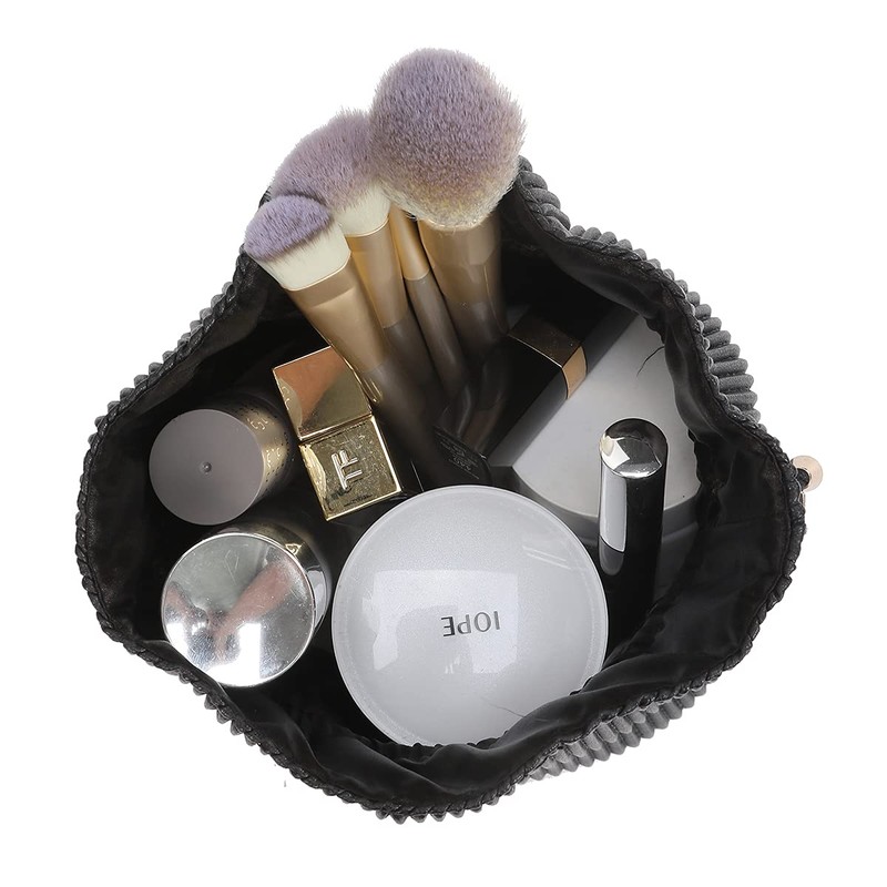 Cosmetic Makeup Beauty Travel Bag Corduroy Design Water Resistant Material