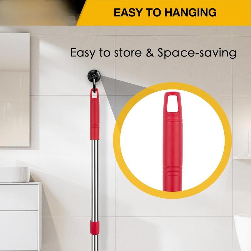 Spin Mop Replacement Handle for , 4-Section 30" to 58"