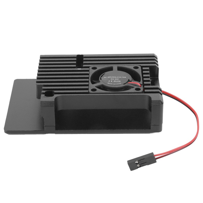 Single Fan Heat Sink CNC Protective Cover for Raspberry Pi