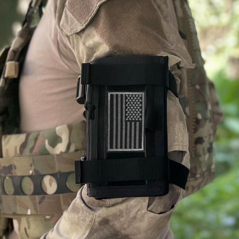 Tactical Arm Sleeve Map Pouch Case Documets Holder Wrist Case