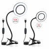 LED Magnifying Glass Lamp for Close Work – 5X/10X Lighted
