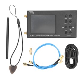 3.2in Color Touchscreen 6GHz Spectrum Analyzer SA6 Signal Generator for Wi Fi 2G 4G LTE CDMA 35MHz‑6200Mhz