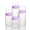 Eastland Set of 4 Cylinder Vases and 4 Lavender Richland