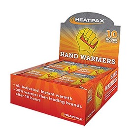 OccuNomix 1100-80D Heat Pax Hand Warmers, Air Activated, Instant Warmth, Odorless, 30% Warmer Than Leading Brands After 10 Hours, UL Tested, Display of 40 (1 Pair Per Pack)