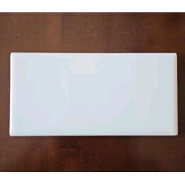Daltile ARCTIC WHITE DALTILE 3 X 6 SUBWAY WALL TILE SAMPLE CERAMIC GLOSS ART DECO