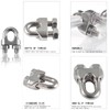 Bailinks 10 Pcs Wire Rope Clamp M4, 304 Stainless Steel