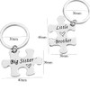 Tecreo Sister Brother Keyring Set Brother and Sister Gifts for