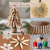 200 Pcs Mini Wooden Pegs with 30m Jute String, 3.5