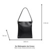 TOM TAILOR Ladies Poppy Black Shoulder Bag, black, M