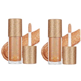 RiRe LUXE Metal Glitter 5g / 0.18 fl.oz(Pack of 2) Metallic glitters that create bright eyes like glittering starlight set above the eyes (Bronze beam)