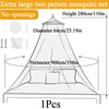 JISRKP Mosquito Net for Bed, White Mosquito Net Travel, Mosquito