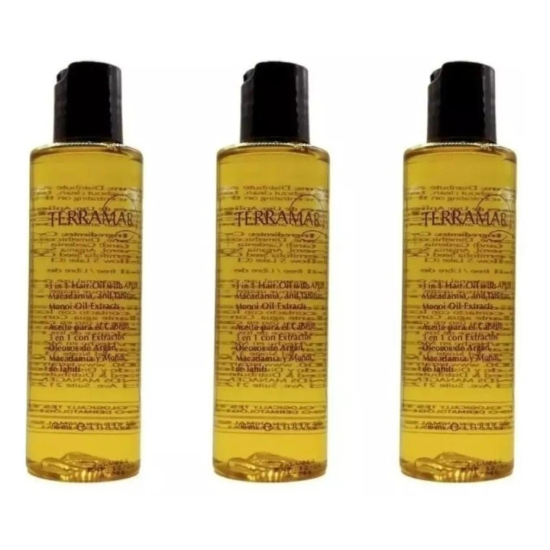 Terramar Óleo 3 En 1 Argan Y Macadamia 3 Piezas