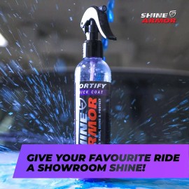 SHINE ARMOR Ceramic Coating Fortify Quick Coat Car Wax Polish Spray 8 Oz