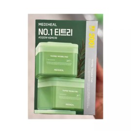 Mediheal 메디힐 티트리 진정 패드 본품100매+리필100매 Mediheal Tea Tree Soothing Pad 100pcs + 100pcs Refill