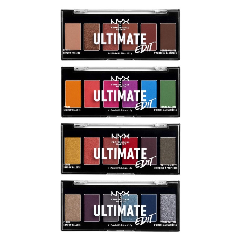 NYX PROFESSIONAL MAKEUP Ultimate Edit Petite Shadow Palette Ash 6