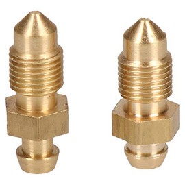 AB Tools Brass Brake Caliper Bleeding Bleed Nipple Screw Bleedscrew M10 x 1mm 2pc