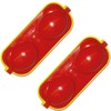 Maulwurfshop 2 x Egg Container Egg Carrier 2 Compartments with