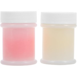 Herramienta limpiador para pinzas de pestañas, extensión, 2 botellas, limpieza eficiente de pegamento, para maquillaje, uso en casa