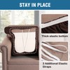 H.VERSAILTEX Stretch Velvet 2 Piece T Cushion Sofa Slipcovers -