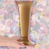 KADAX Grave Vase with Base, Plastic Cemetery Vase, Flower Vase