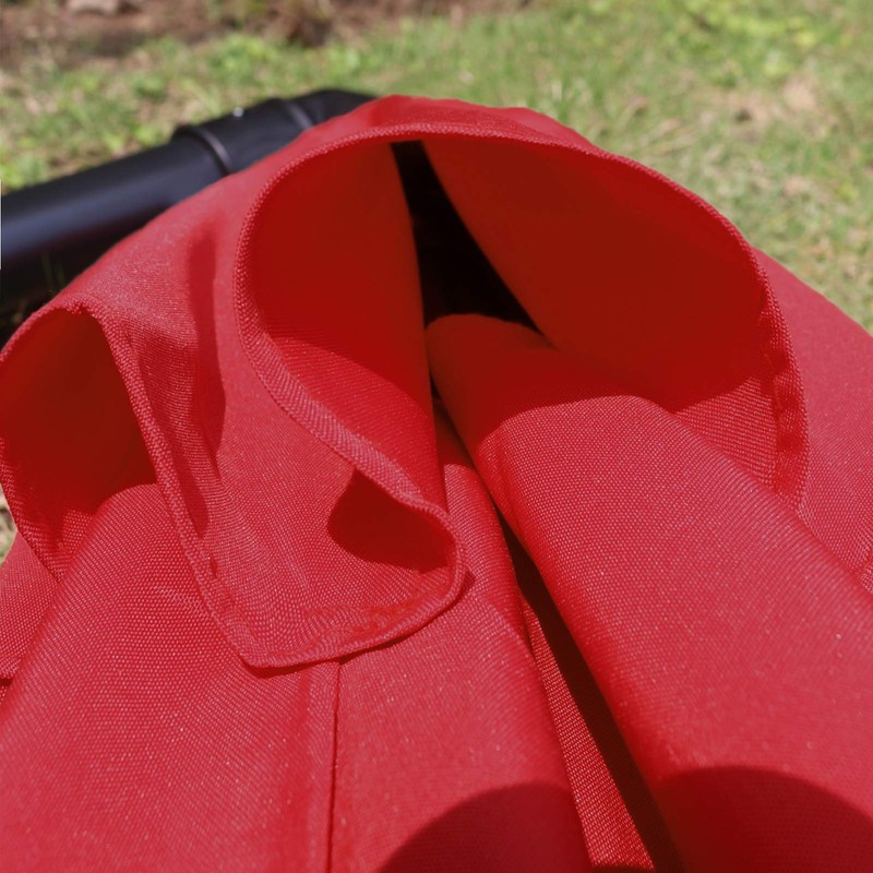 Sunnyglade 10Ft Outdoor Adjustable Offset Cantilever Hanging Patio Umbrella (Red)