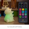 Luminara Flameless Dinosaur Figural Color Changing LED Candle, 5.7" x