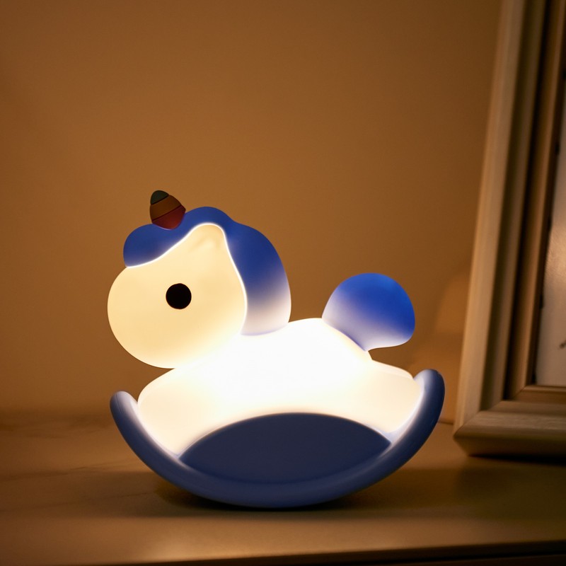 LED Silicone Night Light for Kids USB Rechargeable Cute Horse