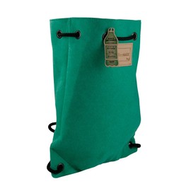 BIOZOYG BOBO PET Felt Backpack Made of PET Recycled Felt I Everyday Backpack with Cord 35 x 43 x 12 cm Dark Mottled, gray