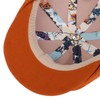 Alfonso D'Este Shelby Orange Flat Cap Peaked Cap Men's –