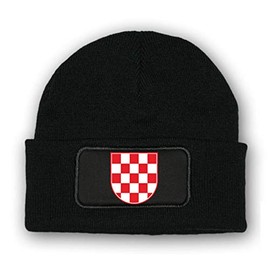 Copytec * Hat / Beenie Hat Croatia Coat of Arms Flag Croatia Balkan Corkade #7025