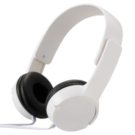 OHM Electric AudioComm Stereo Headphones H125 White HP-H125N-W 03-2280 OHM