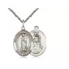 Our Lady of Guadalupe Medal 1" Sterling on a 20''