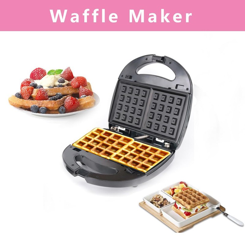 KOLENSA Donut Maker, 3 in 1 Electric Sandwich Waffle Machine,