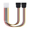 20cm SATA Power Cable with One 5.25 Male (Molex 4pin)