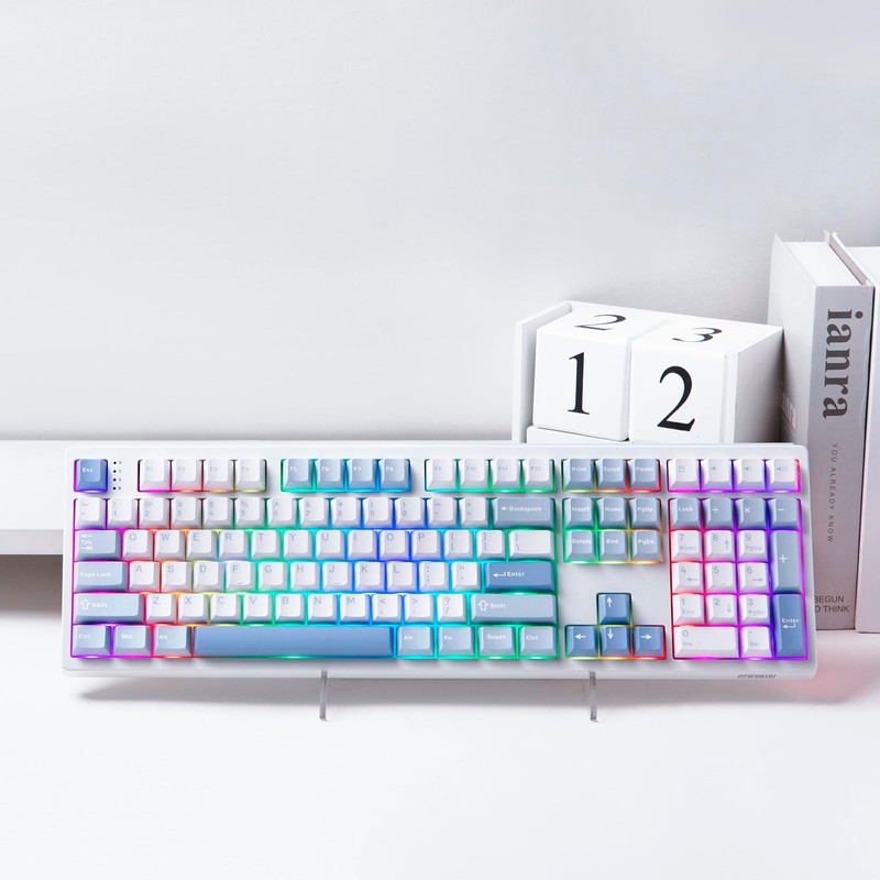 MechLands EPOMAKER TH108 Full Size Mechanical Keyboard, Wireless Gaming Keyboard,