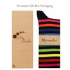 Mysocks Unisex Knee Stockings Long Socks Striped, Made of Extra