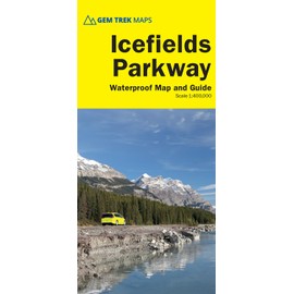 Icefields Parkway Map | Gem Trek Maps