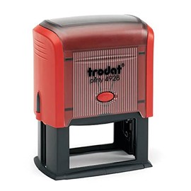 Trodat Printy 4928 Stamp (60 x 33 mm) for 9 Lines in Various Colours Design Online (Red)