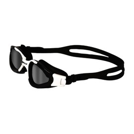 Maru Groove Polarised Anti-Fog Swimming Goggles, Black/White, Adult