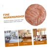 Ciieeo Buffet Tablecloth with Elastic Edges Wood Grain Design Table