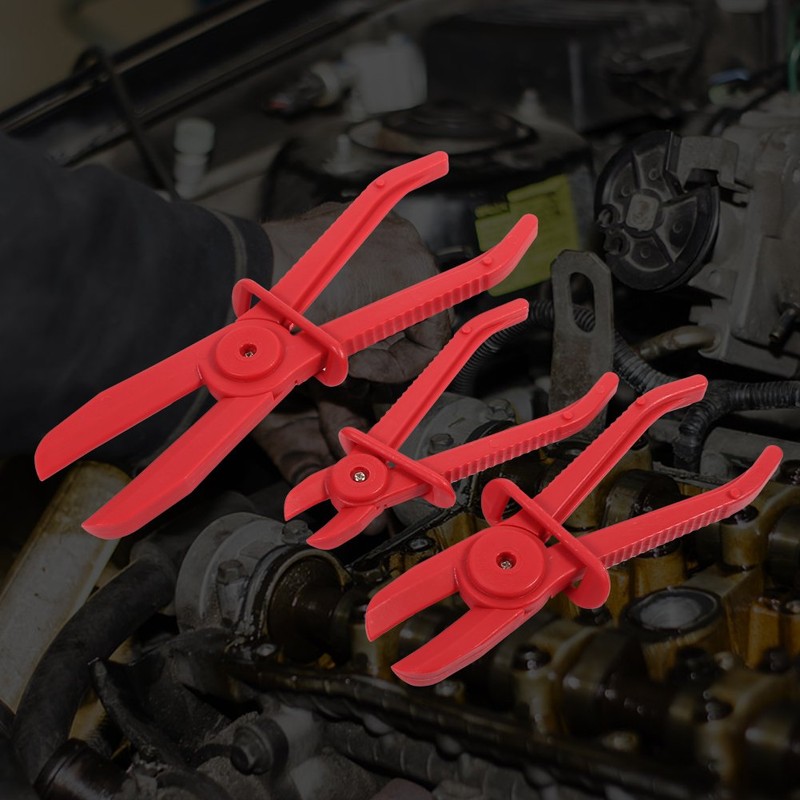 3Pcs Hose Clamp, Flexible Nylon Hose Clamp Tool Set Brake