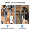 Fingerprint Padlock, Pothunder Smart Lock with APP Fingerprint Key, Keyed