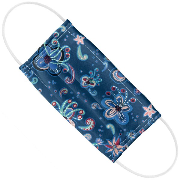Popfunk Turnowsky Flower 4 1-Ply Reusable Face Mask Covering with