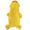 Dog Cute Raincoat Hooded Cloak Rain Jacket Cover Waterproof Polyester