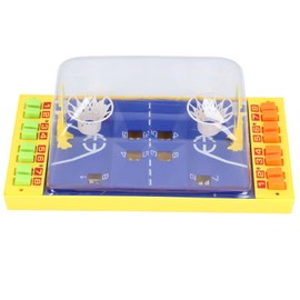 Interactive Basketball Game Toy Improve Finger Dexterity Dual Player Finger Basketball Table Game for Top Yellow