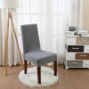Chair Covers Grey for Dining Chairs, Chair Covers Stretch, Set